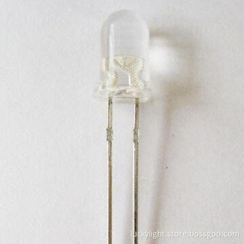 High Intensity Diode Molded LED with Transparent Plastic Package, Available in Blue Color